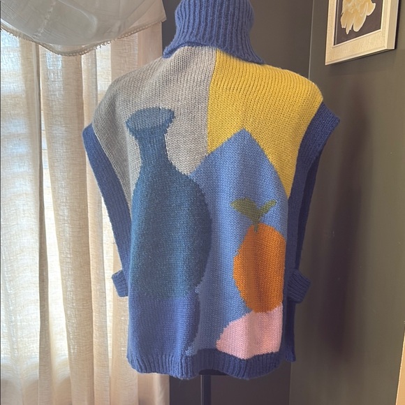 Anthropologie Multicolor Cowl Neck Sweater - Picture 3 of 3